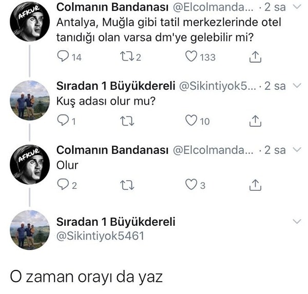 Sürpriz sonlu...