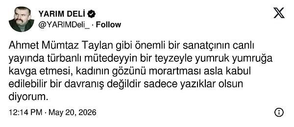 Tepkiler peş peşe geldi.