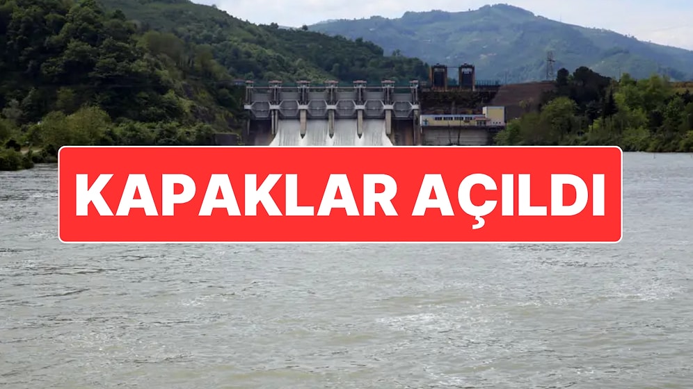 Yoğun Yağışlar Sonrasında Samsun’daki Hasan Uğurlu ve Suat Uğurlu Barajlarından Su Tahliyesi Yapıldı