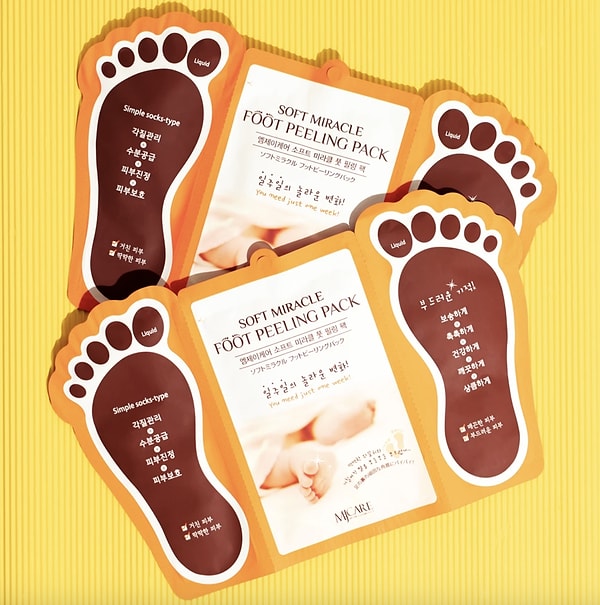 Mjcare soyulan ayak peeling maskesi %45 indirimle karşımızda!
