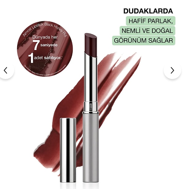 Clinique Almost Lipstick Honey rujlar sepette özel kodla çok ucuz!