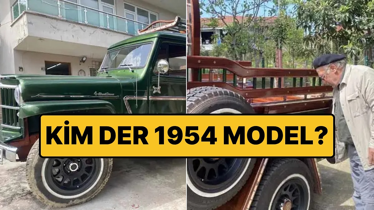 Kündekari Ustası 1954 Model Hurda Aracı Müzelik Esere Dönüştürdü