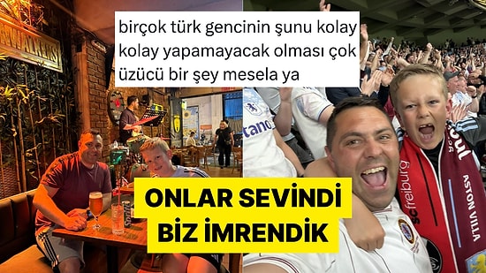 Avrupa Kupası Finali İçin İstanbul'a Gelen Baba Oğlun Paylaşımı Viral Oldu