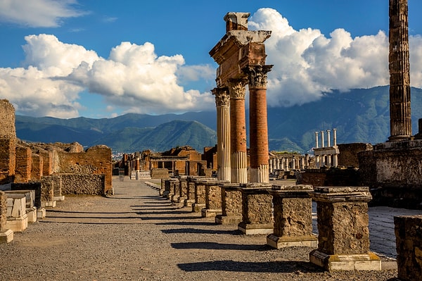 Pompei'de tarihin en büyük doğal felaketlerinden biri yaşanmıştı.