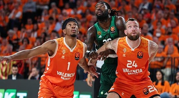 Salonun sahibi Panathinaikos çeyrek finalde Valencia'ya elendi.