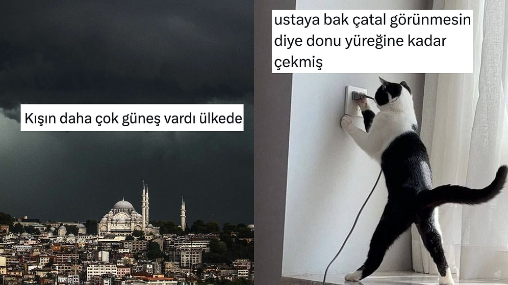 Havaların Dengesizliğinden Tedbirini Alanlara Son 24 Saatin Viral Tweetleri
