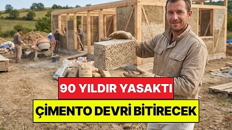 İnşaatlarda Çimento Devri Bitiyor: 90 Yıldır Yasak Olan Maddeyle Beton Ürettiler