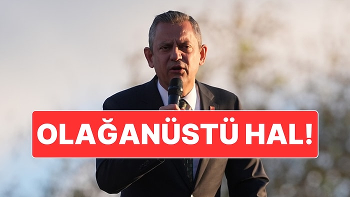 CHP’de Olağanüstü Hal: Özgür Özel Tüm Programlarını İptal Etti
