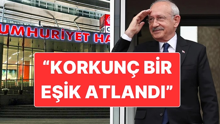 CHP’ye Mutlak Butlan Kararına Sosyal Medyadan Tepkiler Gecikmedi