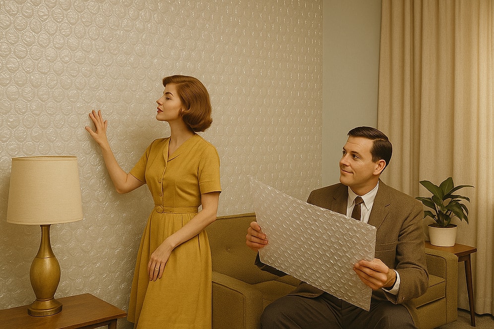 Bubble Wrap Was Not Invented for Packaging: The Secret History of a Failed Wallpaper