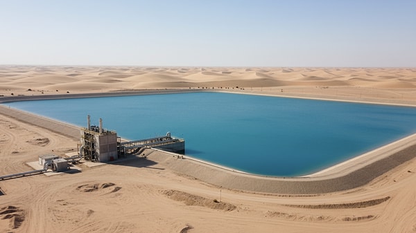 The lifeblood of the system is the Nubian Sandstone Aquifer, which seeped underground about 40,000 years ago, during a time when the Sahara Desert was blanketed with rivers, lakes, and lush green savannas.