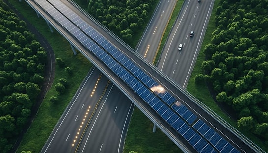 Revolutionary Solar Panels Installed Under European Highways for Clean Energy