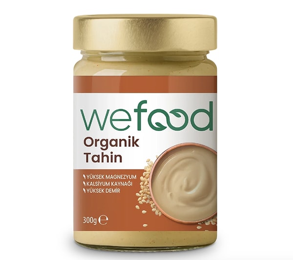 Wefood organik tahin bize özel kodla yarı fiyatının bile altına düştü!