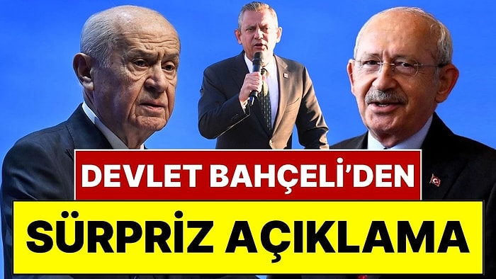Devlet Bahçeli’den Kemal Kılıçdaroğlu Açıklaması: “Özgür Özel ile Görüşerek Feragat Etmeli”