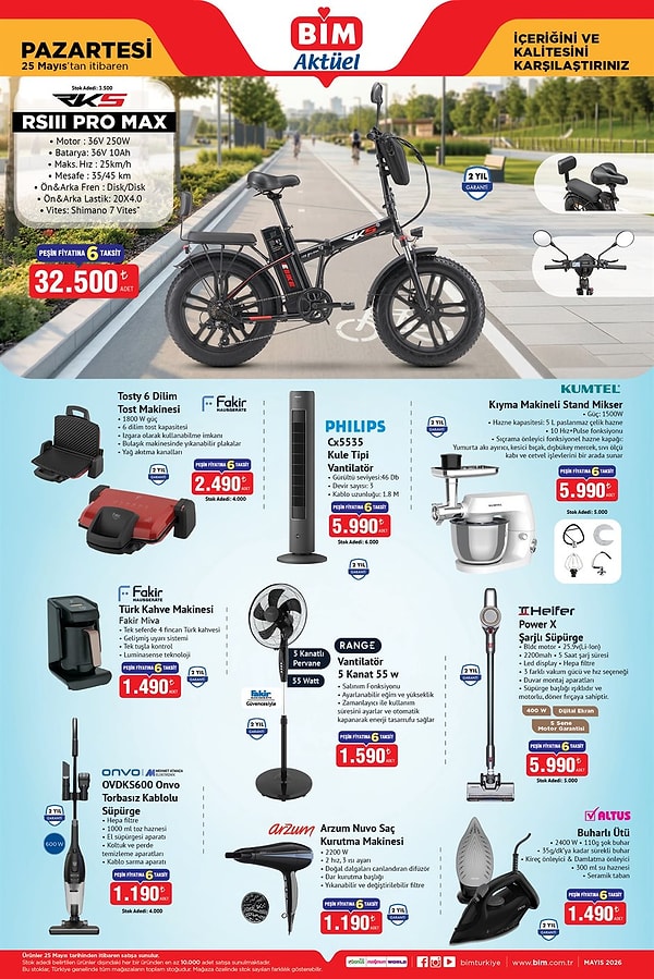 Rks Rsiii Pro Max Elektrikli Bisiklet 32.500 TL