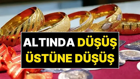Altında Düşüş Üstüne Düşüş: Gram Altın Ne Kadar?