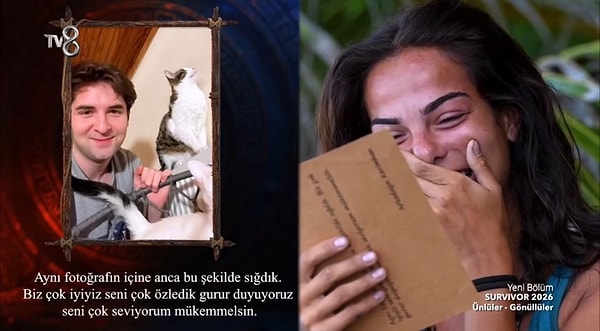 Ödül oyununu kazanan Beyza'yla sevgilisi Kerimhan Duman'dan gelen mesaj ve fotoğraf paylaşıldı.