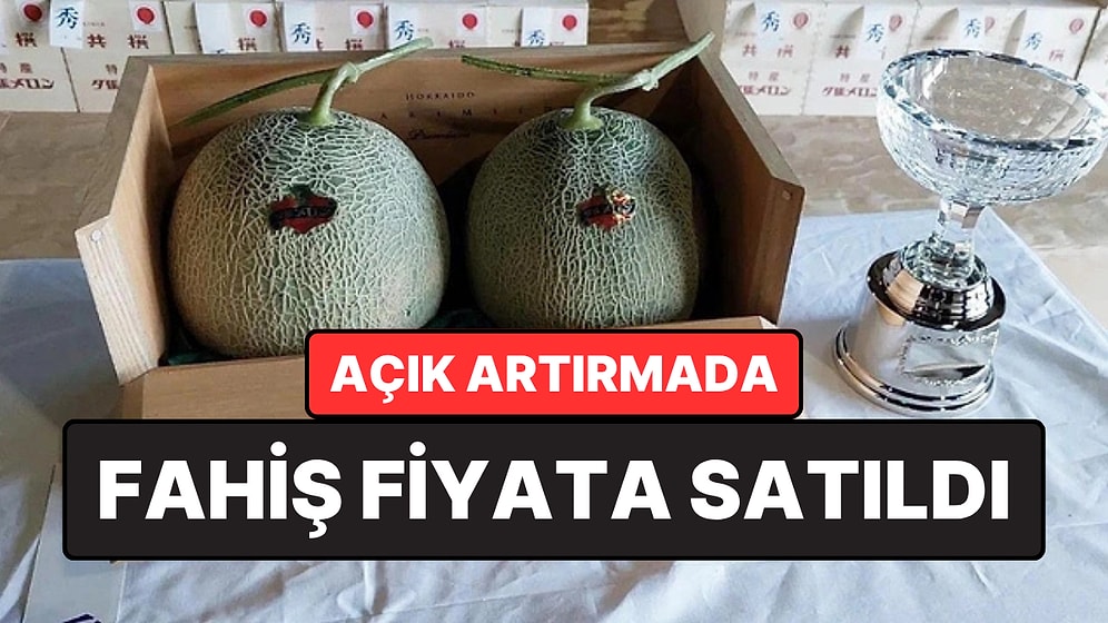 Bu Kavunlar Açık Artırmada Yaklaşık 36 Bin 500 Dolara Satıldı