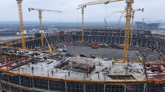 Built with 12,600 Tons of Steel: New Mega Stadium Surrounded by Living Trees