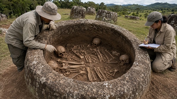 The discovery illuminated not only the terrifying burial customs, but also the hidden map of the ancient world.