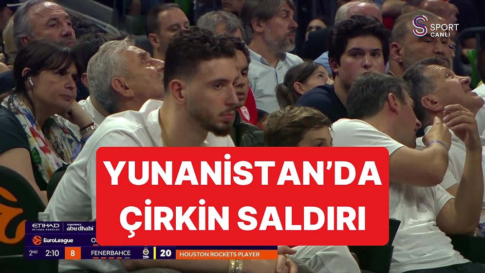 Olympiakos-Fenerbahçe Maçını Salonda Takip Eden Alperen Şengün'e Tribünlerden Taciz Vardı