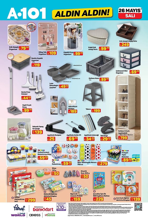 Katlanır 6 Katlı Ayakkabılık 799 TL