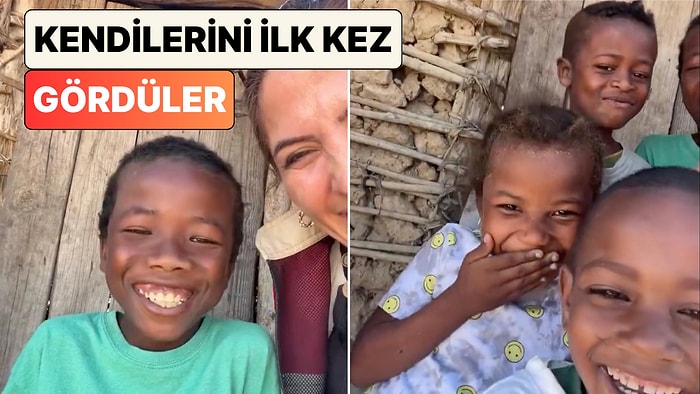 Hayatlarında Hiç Ayna Görmemiş Çocukların Kamera Ekranıyla Tanışma Anları Hem Gülümsetti Hem Hüzünlendirdi