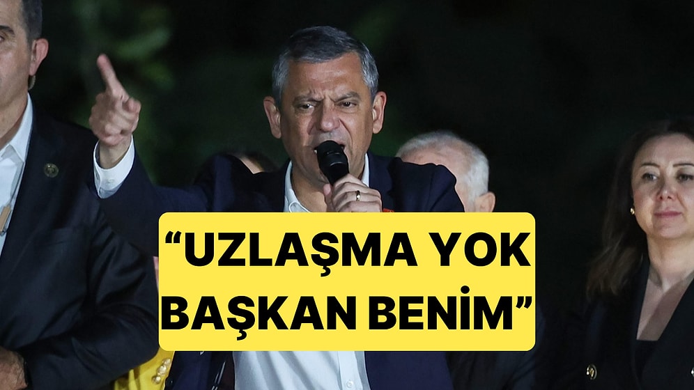Özgür Özel "Uzlaşma" İddialarını Reddetti: "Partinin Seçilmiş Başkanı Benim"
