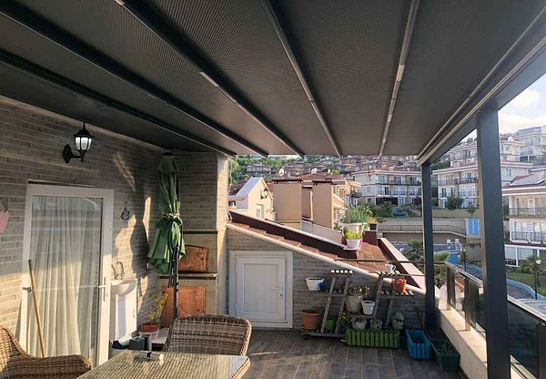 6. Dışarıdan Önlem Alın: Tente ve Yalıtım
