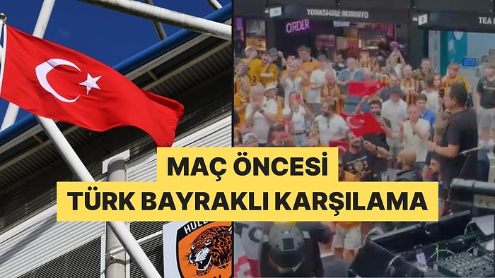 Acun Ilıcalı Londra’da Türk Bayrağı Açan Hull City Taraftarlarını Selamladı