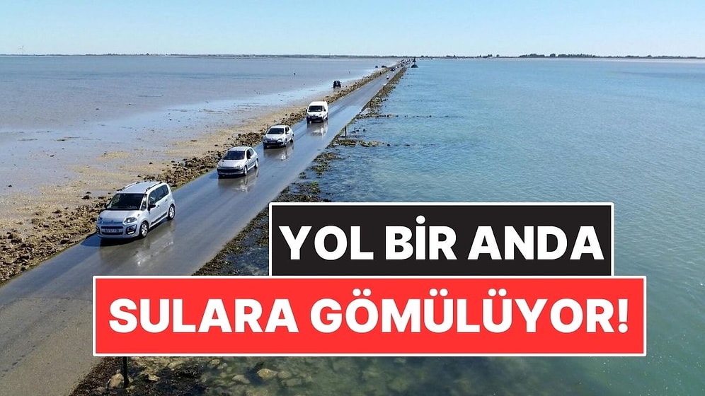 Günde İki Kez Okyanusa Batan Yoldan Arabayla Geçiyorlar!