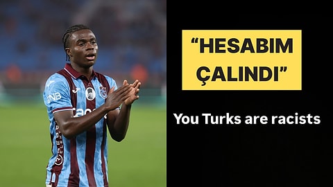 "Siz Türkler Irkçısınız" Paylaşımı Yapan Trabzonsporlu Oulai Hacklendiğini Öne Sürdü