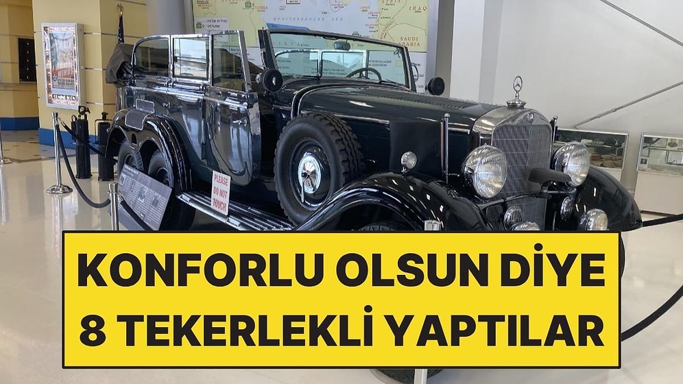 Konforlu Olsun Diye 8 Tekerlekli Otomobil Yaptılar