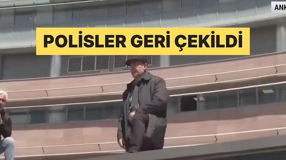 CHP Genel Merkezi Önünde Gergin Anlar: Mahmut Tanal Hortumla Çatıya Çıktı