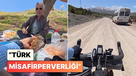 Türkiye'yi Bisikletle Gezen Fransız Gezgin Yayladaki Türklerin Gösterdiği İnanılmaz Misafirperverliği Paylaştı