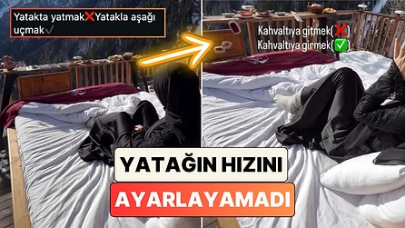 Sosyal Medya vs. Gerçek: Dağ Evinde Estetik Kahvaltı Videosu Çekerken Kahvaltı Yerle Bir Oldu