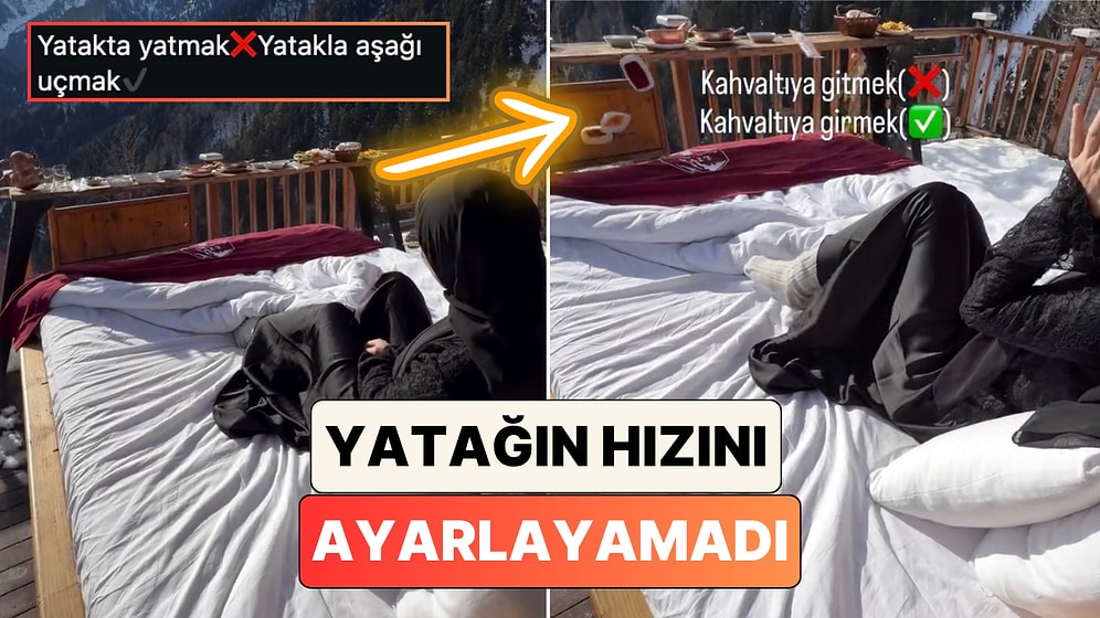 Sosyal Medya vs. Gerçek: Dağ Evinde Estetik Kahvaltı Videosu Çekerken Kahvaltı Yerle Bir Oldu