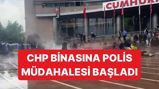 Kılıçdaroğlu'nun Dilekçesinin Ardından CHP Genel Merkezi'ne Polis Biber Gazıyla Girdi