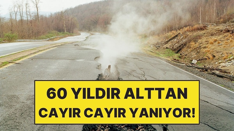 Altında 60 Yıldır Yangın Yanan Kasabayı Terk Ettiler