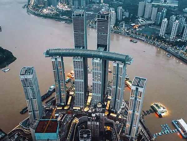 Horizontal skyscrapers or sky bridges (like Marina Bay Sands in Singapore) are not a novelty in the world; however, it's The Crystal that boasts records that set it apart.