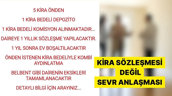 Bir Ev Sahibinin Kiracı Adayından İstedikleri Gündem Oldu