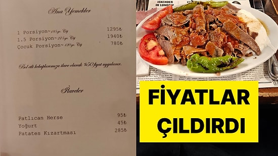 Bursa'da Porsiyonu 1300 Liraya Satılan İskender Kebap Tartışma Yarattı