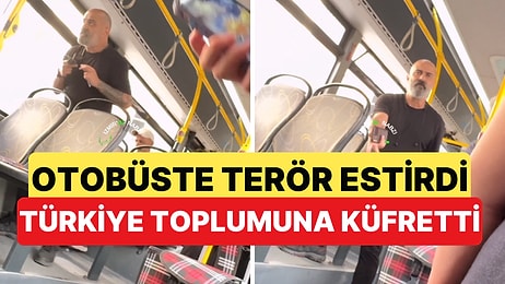 İzmir'de Bir Kişi Otobüsteki Genç Kızları Hedef Göstererek Türkiye Toplumuna Küfretti