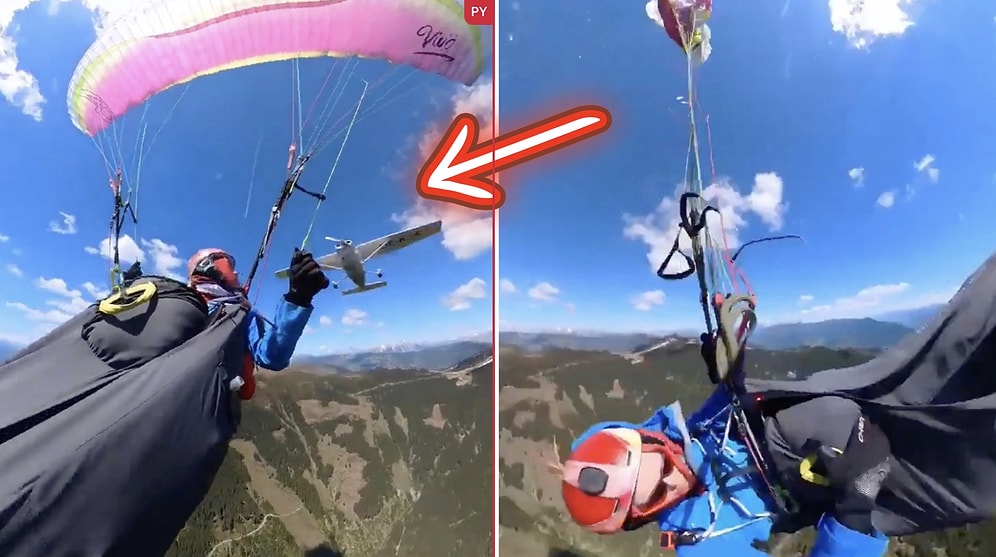 Unbelievable Mid-Air Accident: Plane Collides With a Paraglider in Austria