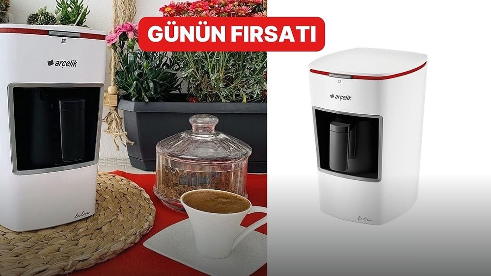 Bol Köpüklü Türk Kahvesi Keyfi Sunan Arçelik Telve Kahve Makinesi İndirimde!