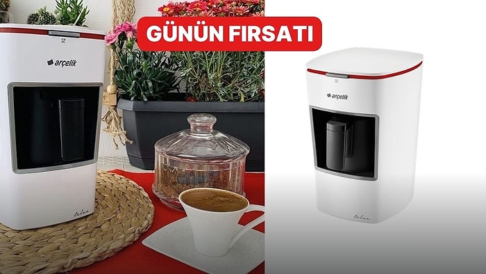 Bol Köpüklü Türk Kahvesi Keyfi Sunan Arçelik Telve Kahve Makinesi İndirimde!