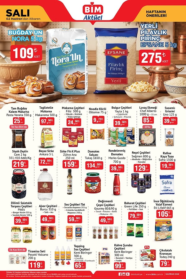 Nora Buğday Unu 5 kg 109 TL