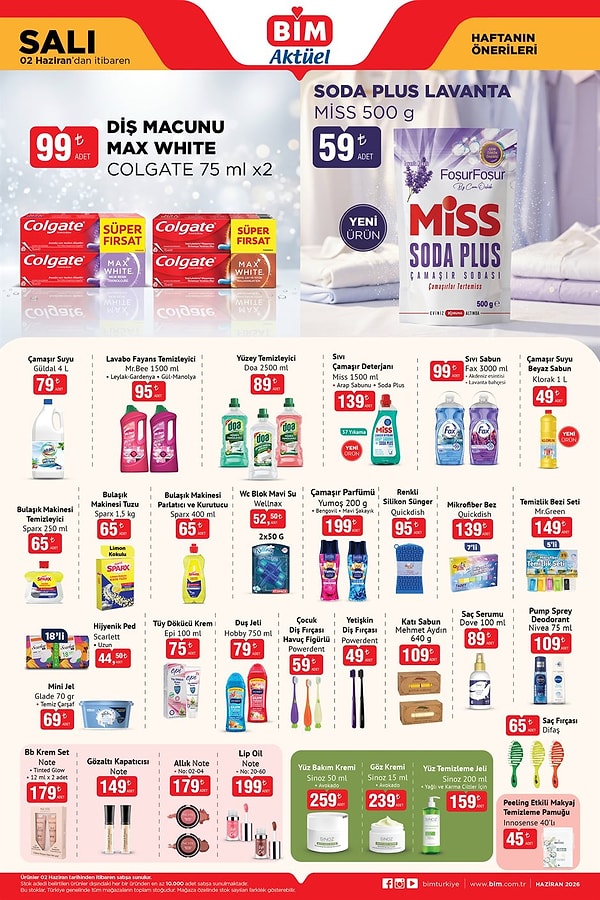 Colgate Diş Macunu Max White 75 mlx2 99 TL
