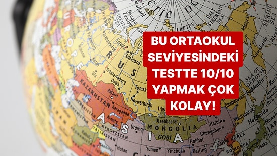 Ortaokul Seviyesindeki Bu Testte 10/10 Yapabilecek misin?