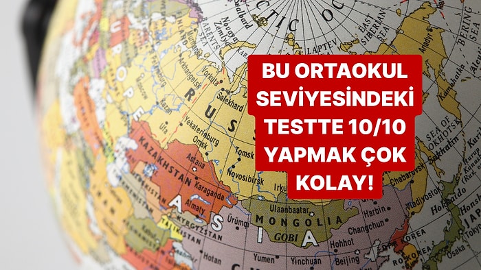 Ortaokul Seviyesindeki Bu Testte 10/10 Yapabilecek misin?